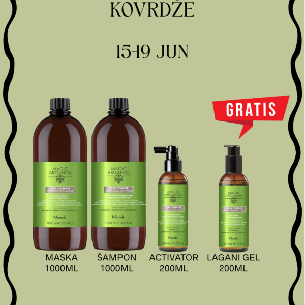 NOOK CURL SET ZA KOVRDŽE