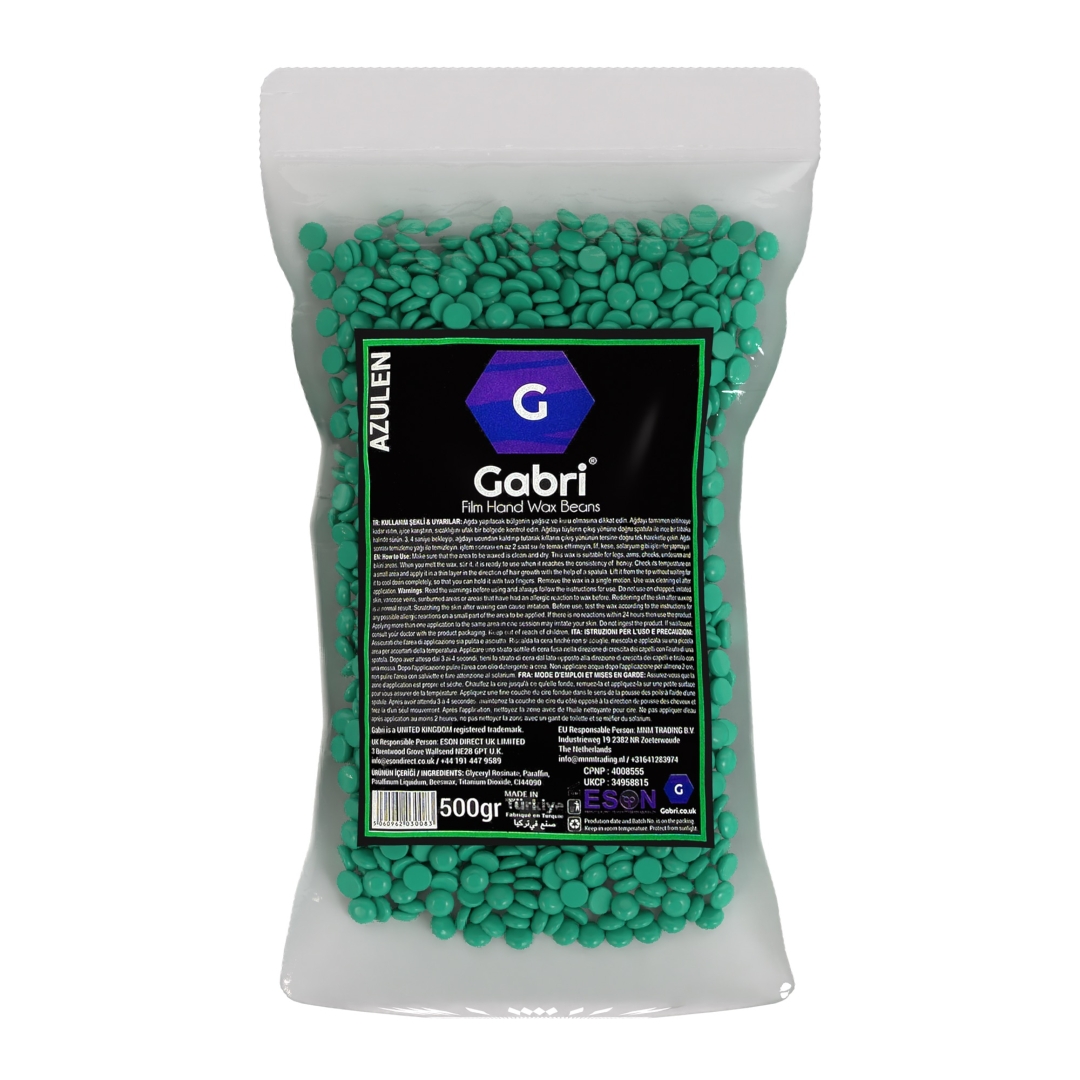 gabri-professional-film-hand-wax-beans-azulen-9238 GABRI VOSAK U GRANULAMA AZULEN 500 G - Slika 1